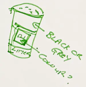 Bin - can hardly see the Dudley coat of arms (didn’t notice it before) - dripping ice-cream down the side. - 230720 Bin.jpg